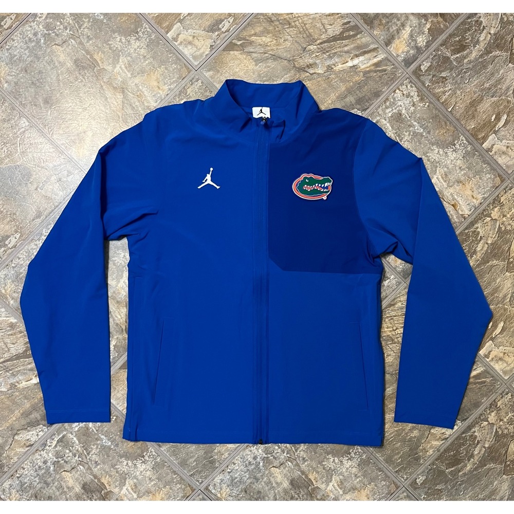 Jordan Florida Gators Jacket Mens Medium Blue Full Zip Jumpman Logo